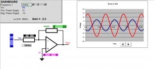 Op-Amp: inverting circuit