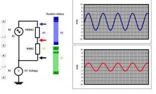 Potential Dividers (AC Signals)