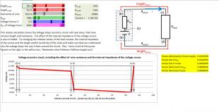 Voltage Drops around a circuit 